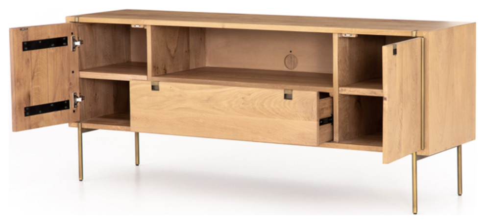 Cateline Media Console   Contemporary   Entertainment Centers And Tv Stands   by Marco Polo Imports  Houzz