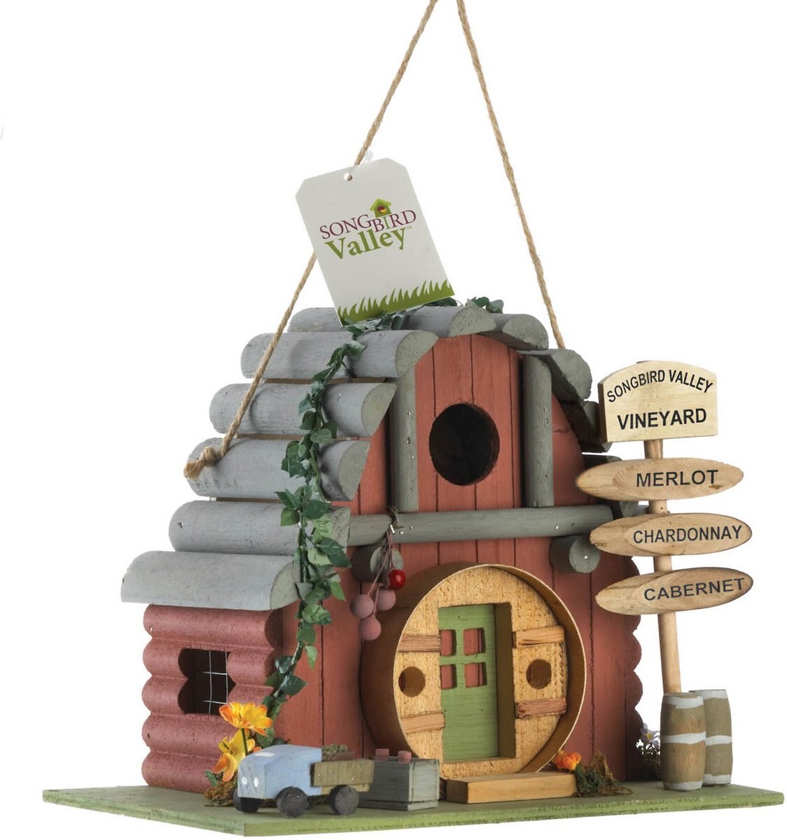 Zingz and Thingz Vintage Winery Bird House