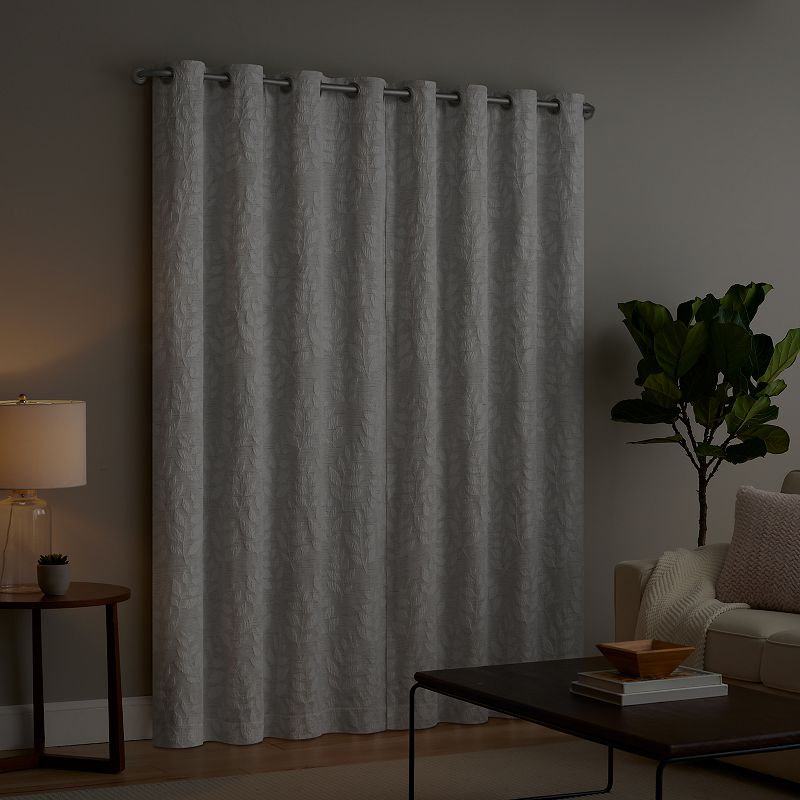 eclipse Magnitech 2-Pack Botanical Blackout Window Curtains