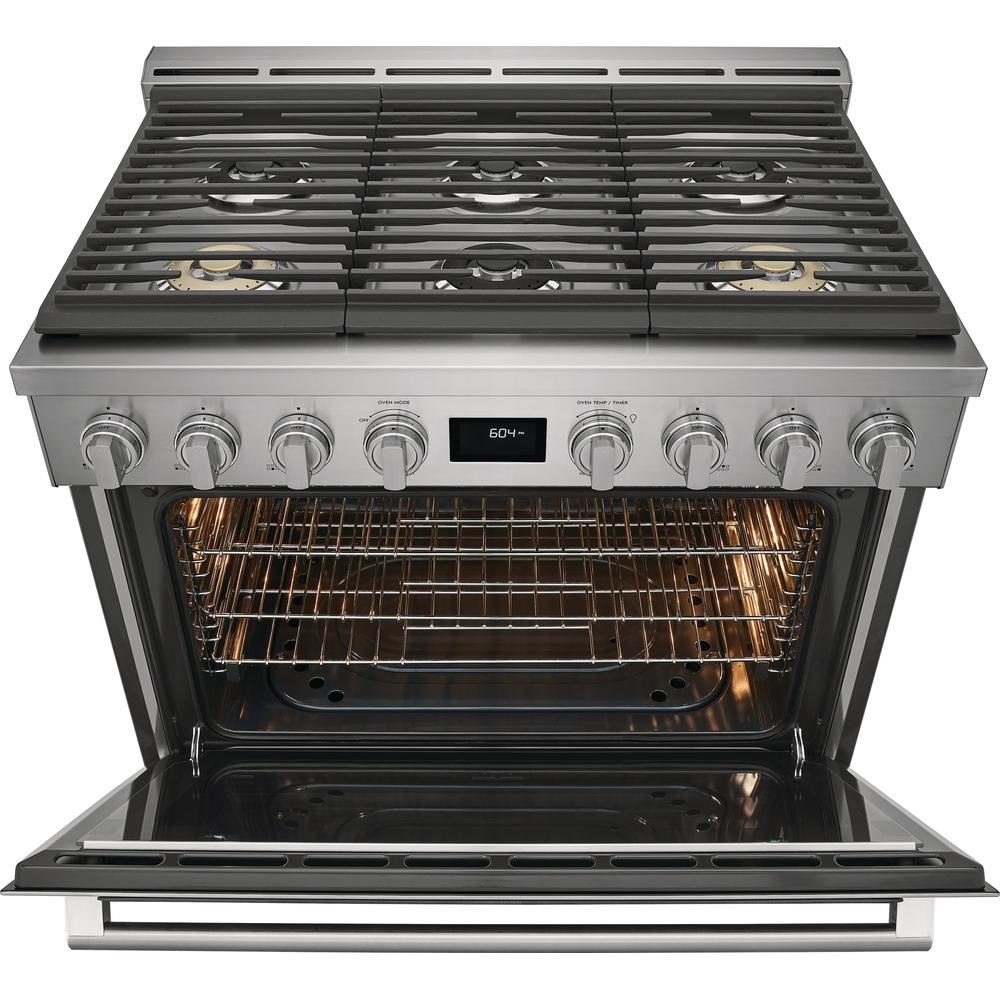 Electrolux 36-inch Freestanding Gas Range with Convection Technology ECFG3668AS