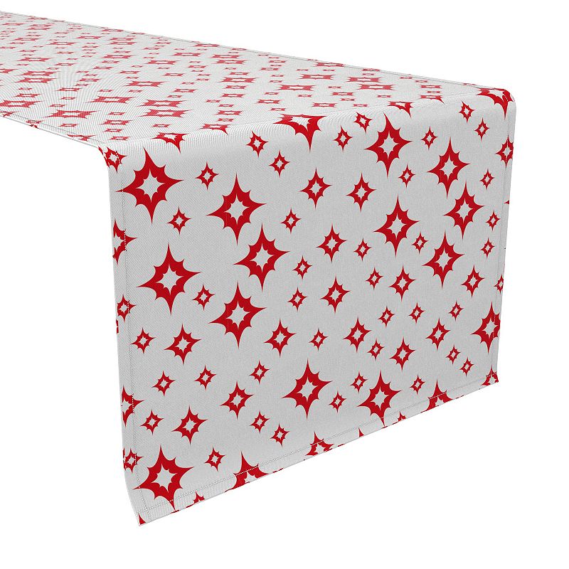 Table Runner， 100% Cotton， 16x72， Cartoon Fireworks