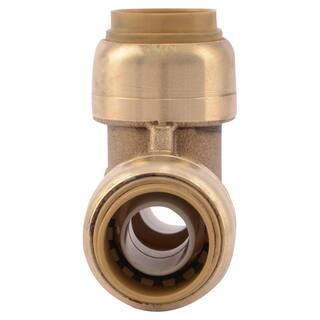 SharkBite 12 in. Push-to-Connect Brass Tee Fitting U362LFA