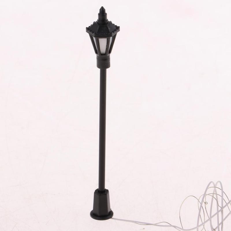 20pc Model Railway Train Lamp Garden Street Light HO OO Scale LEDs NEW 1:100 Scale 7cm