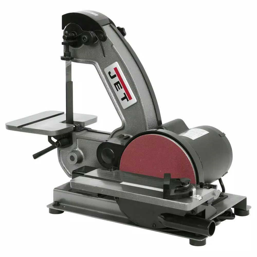 Jet 1/3 HP 1 in. x 42 in. Benchtop Belt and 8 in. Disc Sander， 115-Volt J-4002 and#8211; XDC Depot