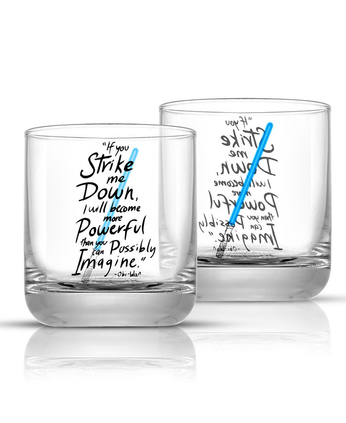 JoyJolt Star Wars New Hope Short Drinking Glasses Set of 2