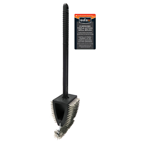 Mr. Bar-B-Q Oversize Triple Action Grill Brush