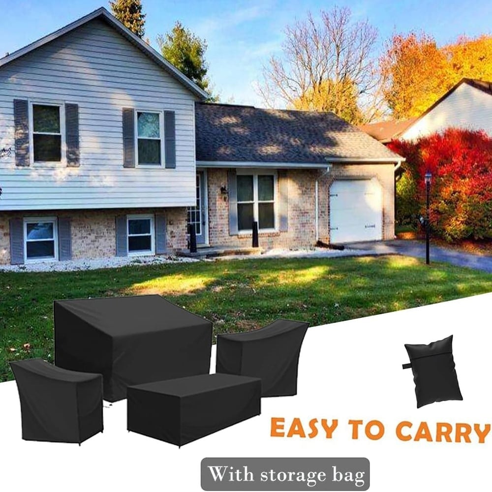 Outdoor Patio Furniture Covers 4 Piece Set Furniture Cover Waterproof