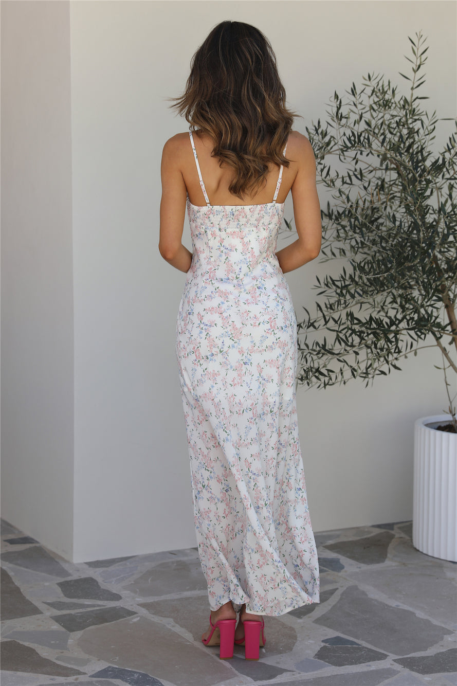 Picnic Time Maxi Dress White