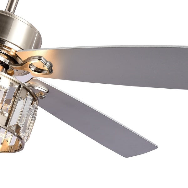 52-IN Reversible Crystal Ceiling Fan Fandelier with Remote Shopping - The Best Deals on Ceiling Fans | 40369832