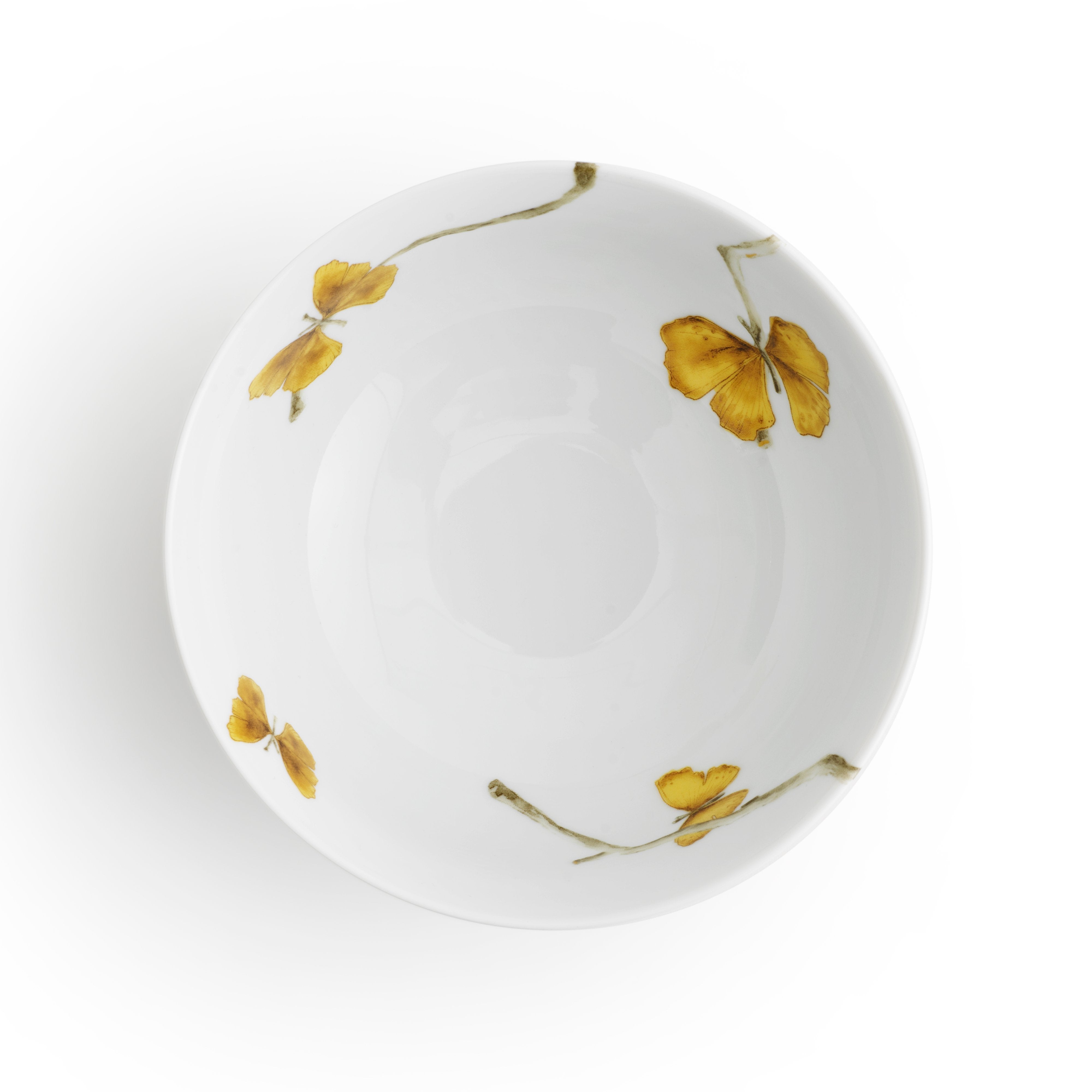 Butterfly Ginkgo Gold Dinnerware