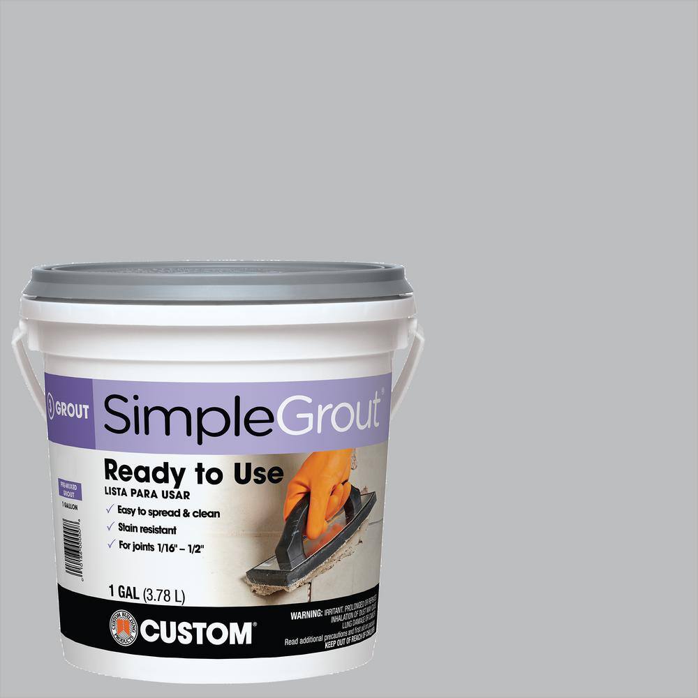 Custom Building Products SimpleGrout #115 Platinum 1 gal. Pre-Mixed Grout PMG1151-2