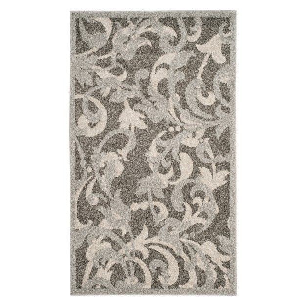 Safavieh 4 x27 x6 x27 Archer Indoor outdoor Rug Gray light Gray