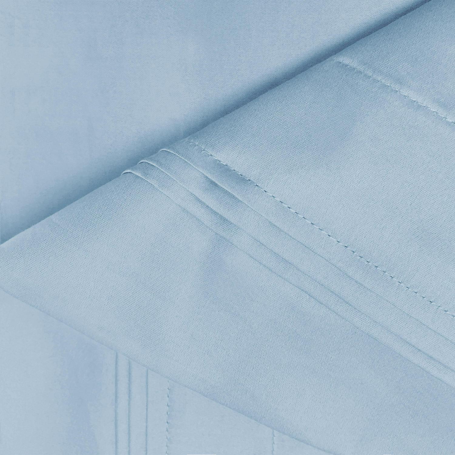 Superior 4-Piece 650 Thread Count Egyptian Cotton Sheet Set， California King， Baby Blue