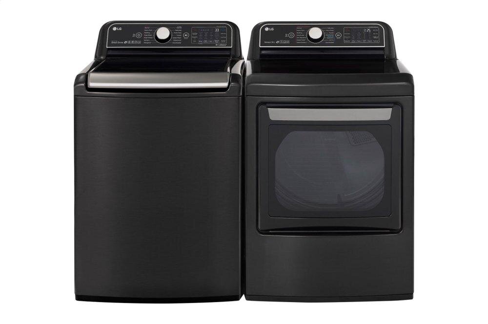 Lg DLEX7900BE 7.3 Cu.Ft. Smart Wi-Fi Enabled Electric Dryer With Turbosteam™