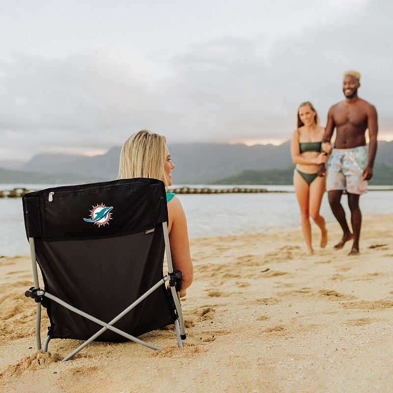 Miami Dolphins Tranquility Beach Chair with Carry Bag