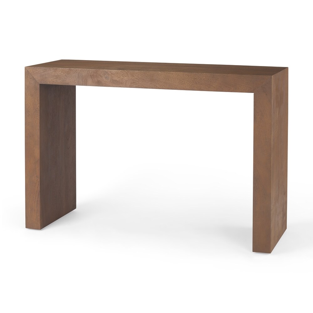 Karson Medium Brown Wooden Console Table   47.2L x 15.7W x 30.7H