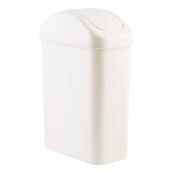 Lustroware 72 gal White SwingLid Trash Can