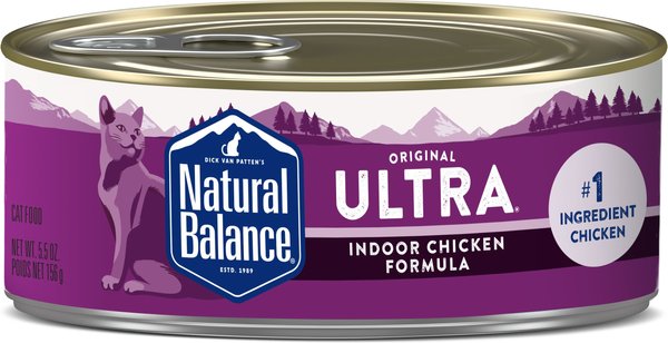 Natural Balance Ultra Premium Indoor Chicken Formula Canned Cat Food