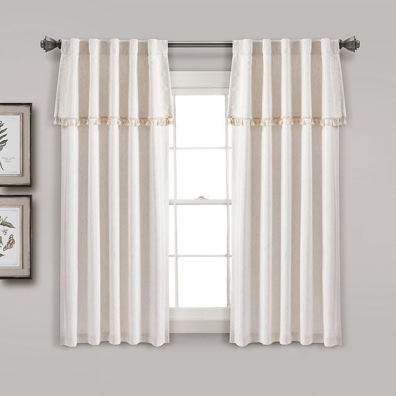 Lush Decor Ivy Tassel Window Curtains Set