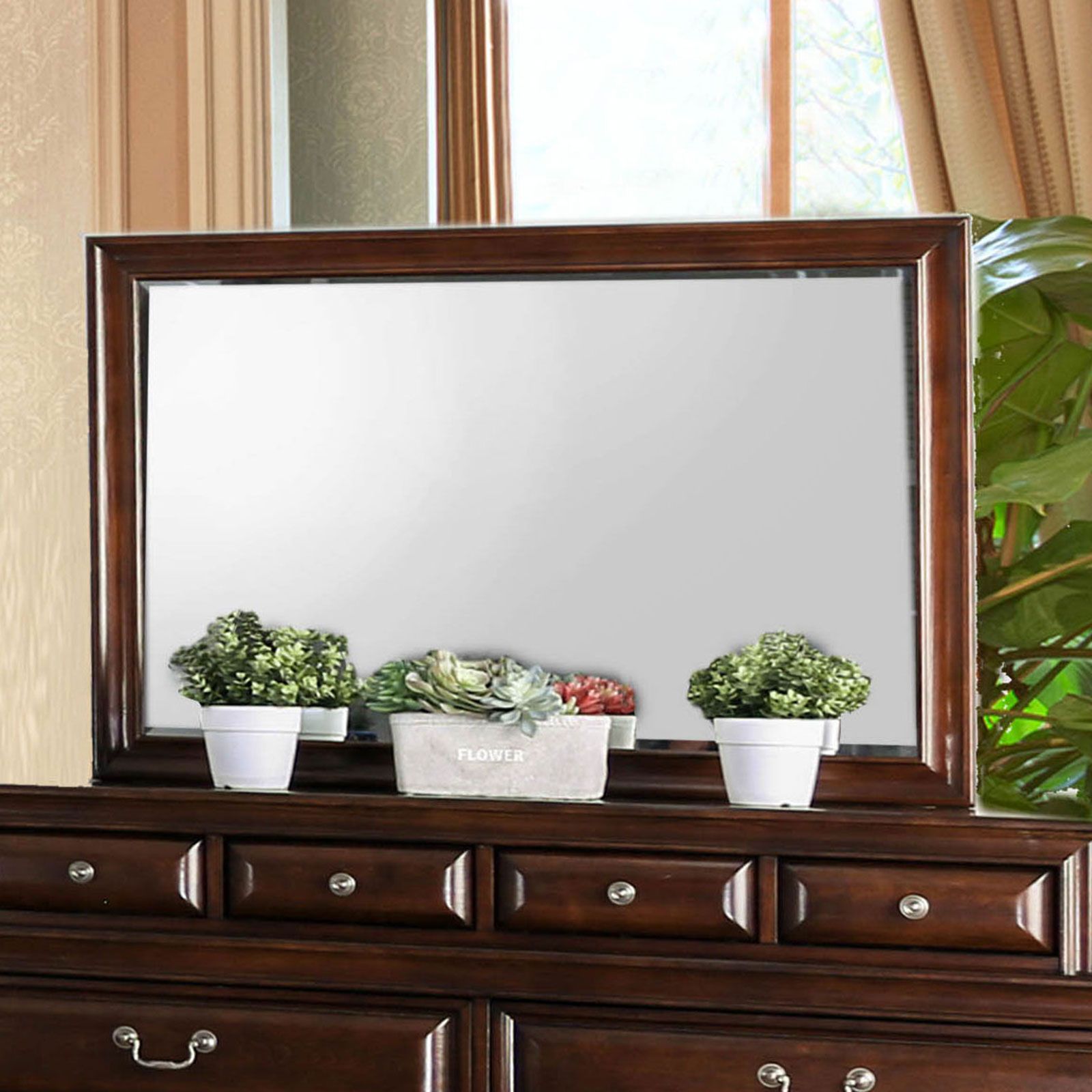 Brandt Mirror  Brown Cherry