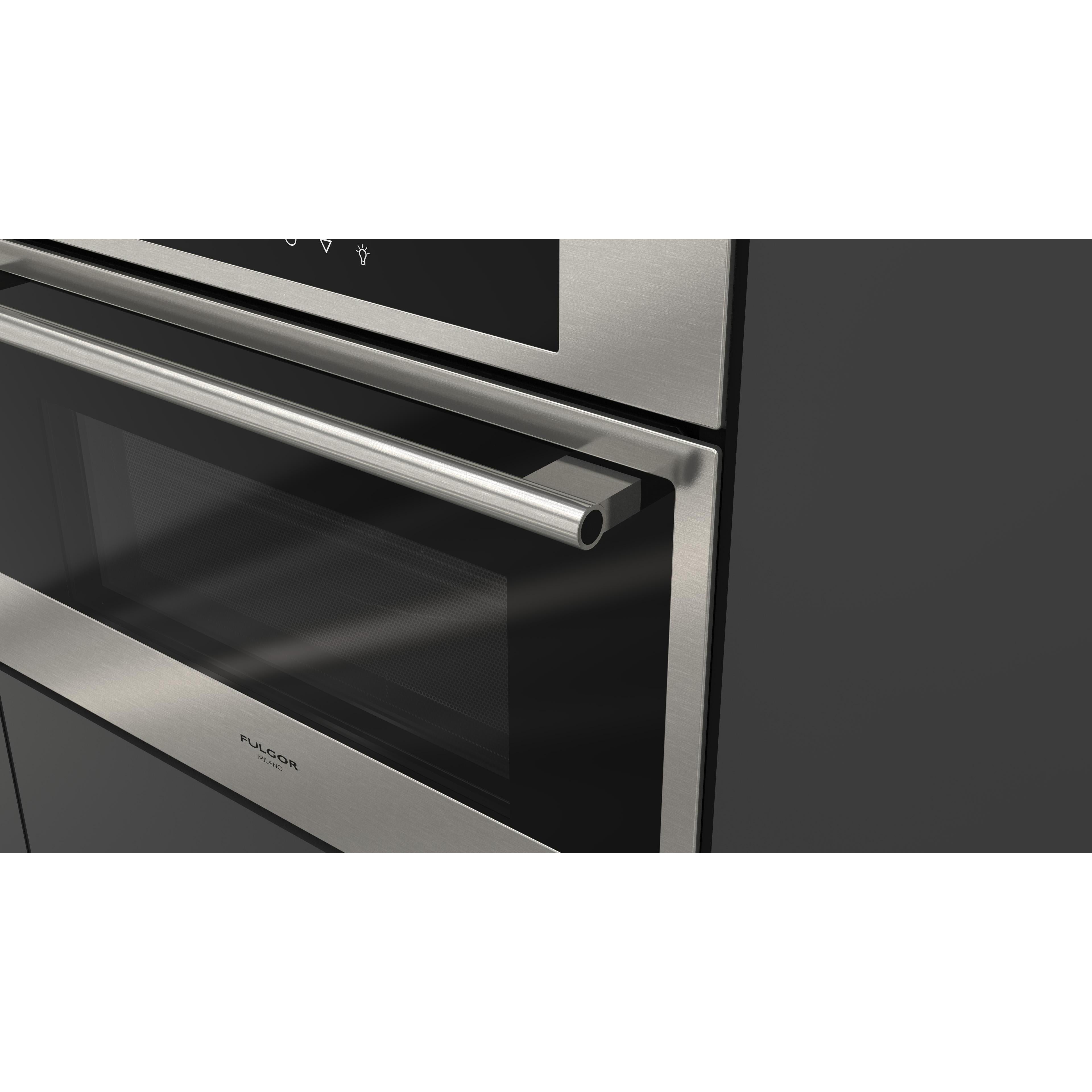 Fulgor Milano 24-inch, 1.2 cu.ft. Built-in Speed Oven with True Convection Technology F7DSPD24S1