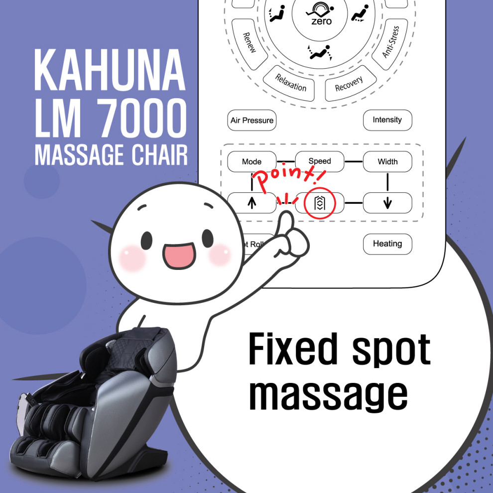 [2021 NEW] Spot target massage Voice Recognition Kahuna Massage Chair LM 7000   Contemporary   Massage Chairs   by AJX DISTRIBUTION INC   Kahuna Massage Chair  Houzz