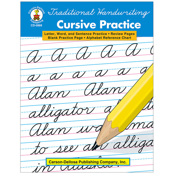 Carson Dellosa CD 0888 Traditional Handwriting Cur...