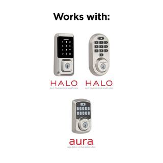 Kwikset HALO Venetian Bronze Keypad Electronic Smart Lock Deadbolt feat SmartKey Security Touchscreen and Wi-Fi wHalifax lever 939Wi-Fi 154HLF