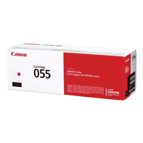 Canon 3014C001 (055) Toner， 2，100 Page-Yield， Magenta