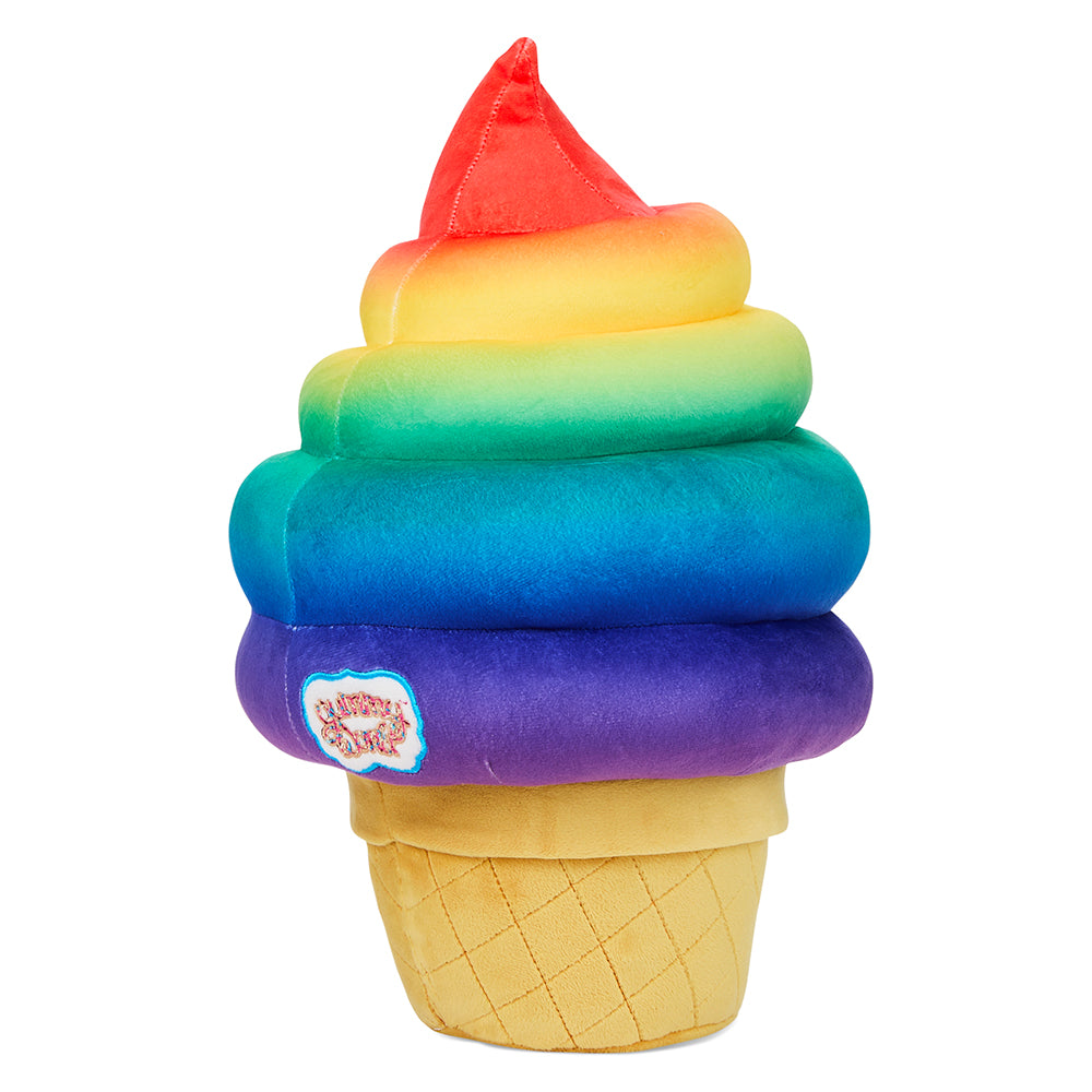 Yummy World Rainbow Soft Serve Sally Ice Cream Cone Plush