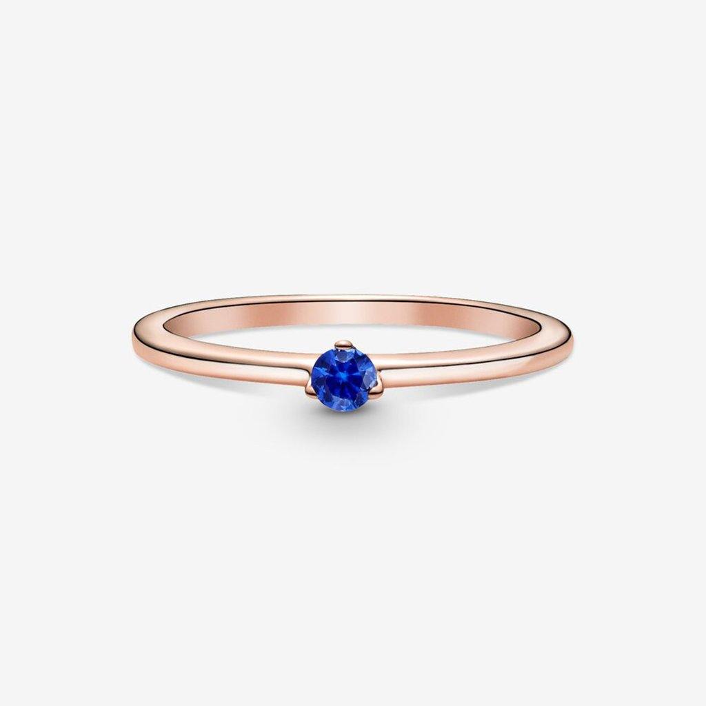 PANDORA  Stellar Blue Solitaire Ring