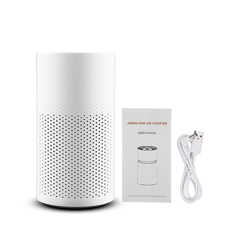 Portable 4 layer filter air purifier usb charging