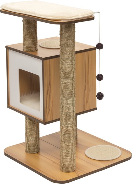 Vesper Base 32-in Modern Cat Tree and Condo