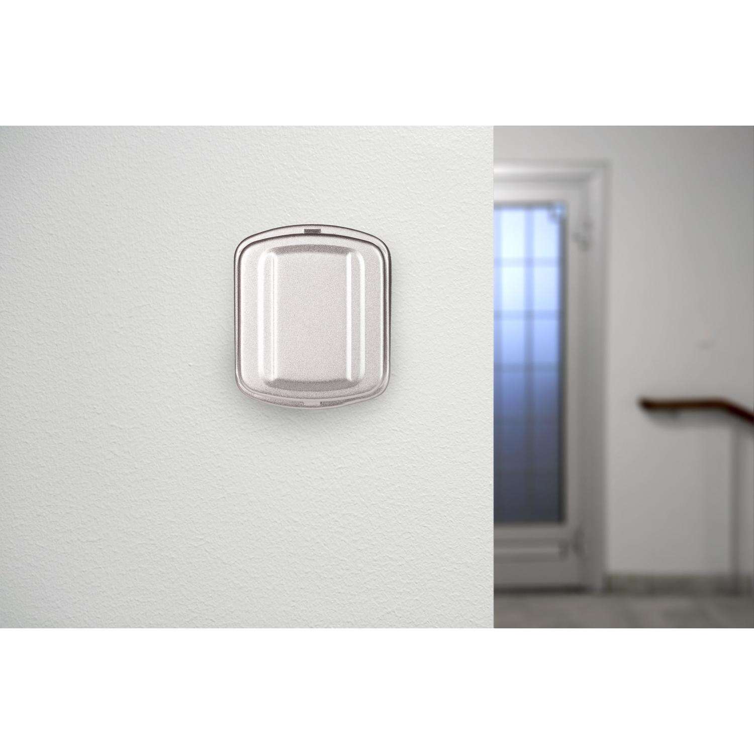 Heath Zenith Matte Silver Metal Wired Door Chime Buzzer