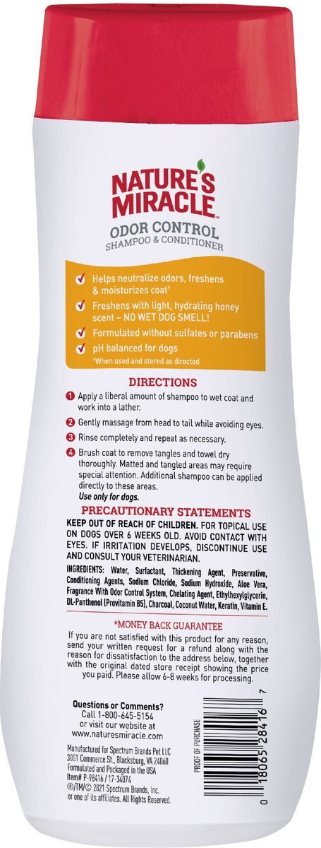 Nature's Miracle Odor Control Dog Shampoo