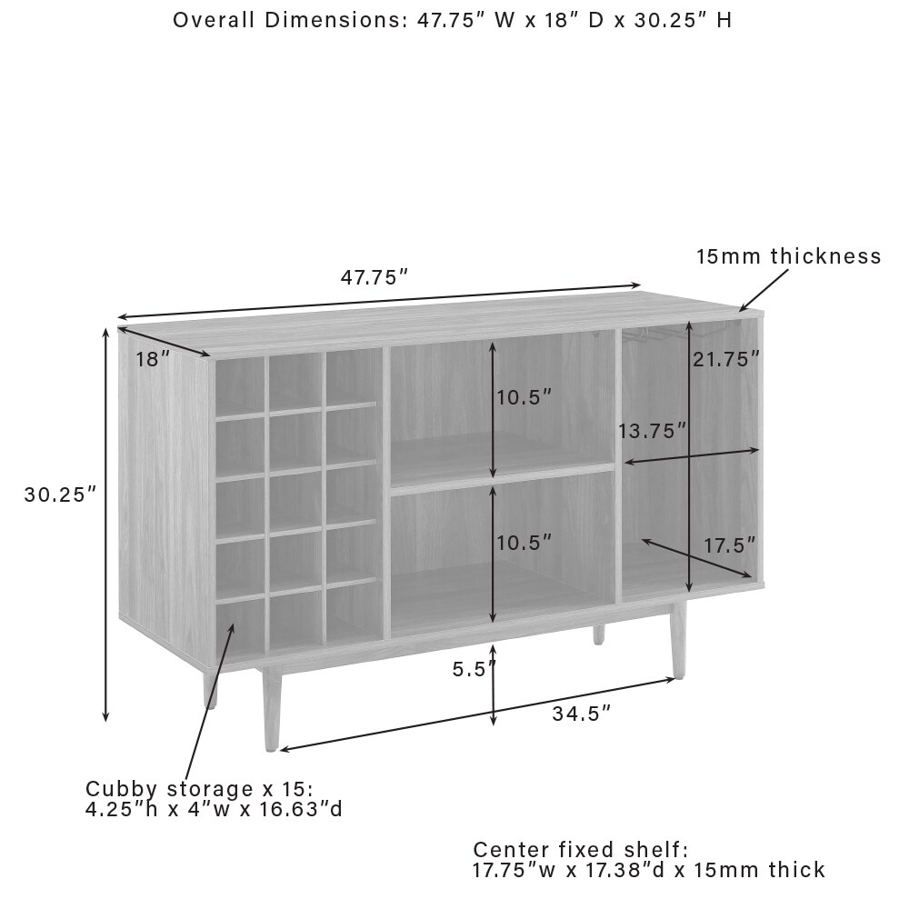 Liam Wine Storage Sideboard   18'x47.75\