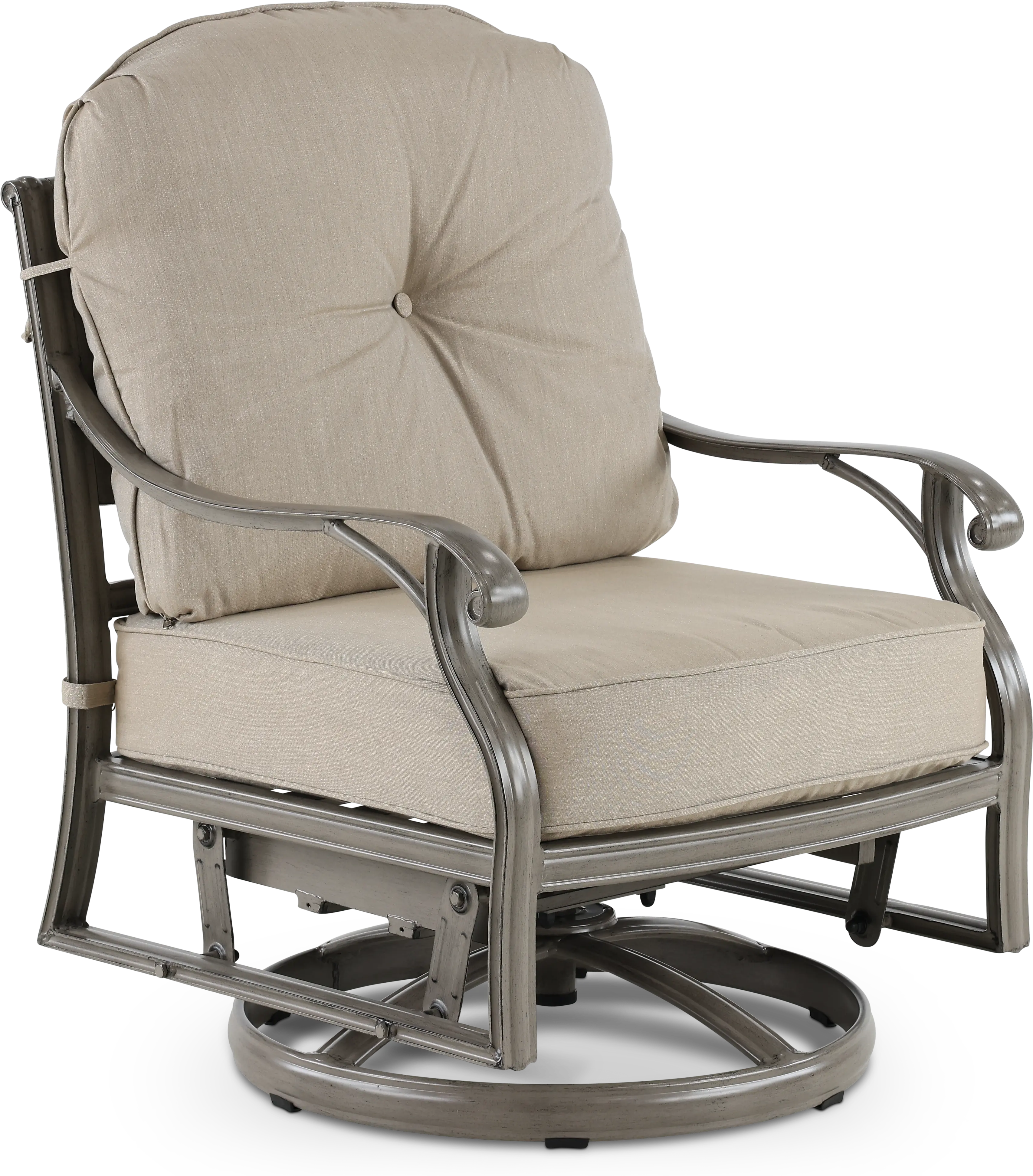 Macan High Back Patio Dining Swivel Rocker