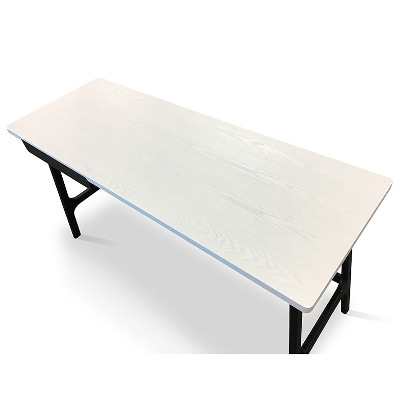 MOREY Study Desk - White & Black