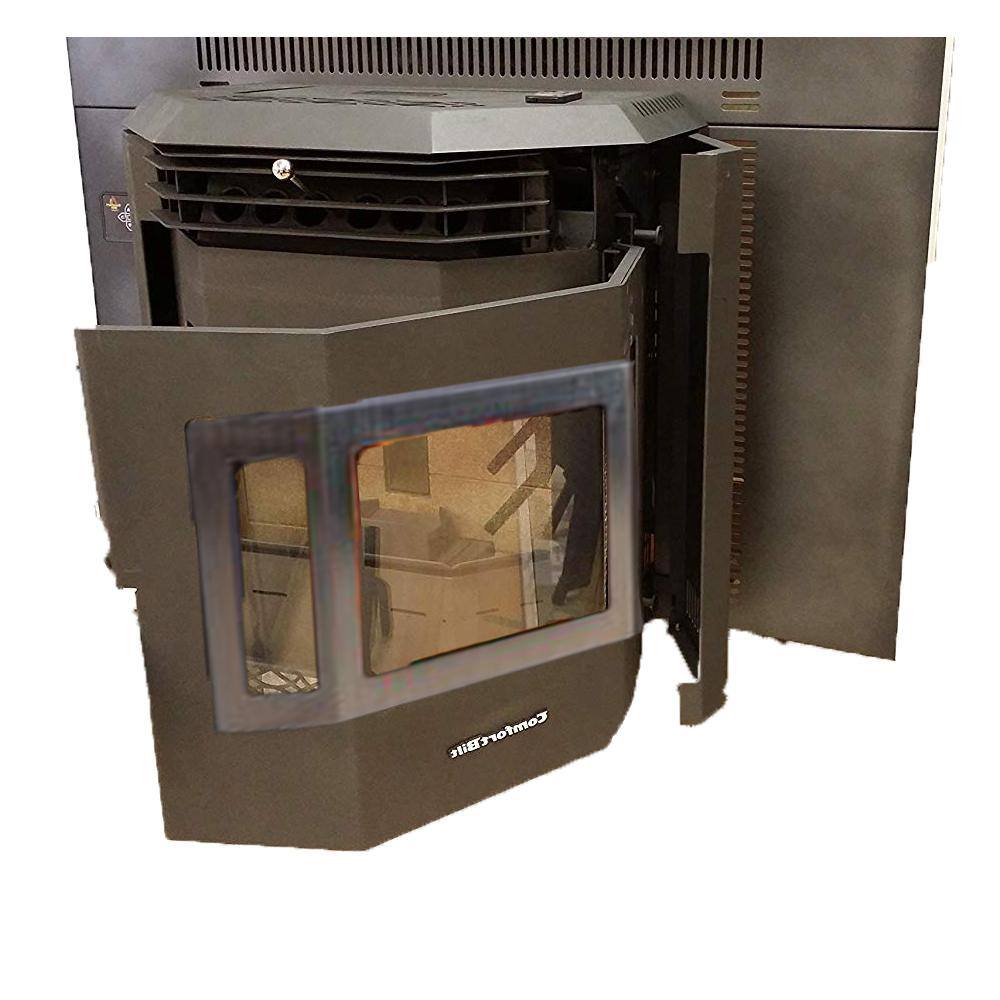 ComfortBilt 50000 BTU 2800 sq. ft. EPA Certified Fireplace Insert Pellet Stove with 47 lbs. Hopper with SS Door Trim HP22i-SS