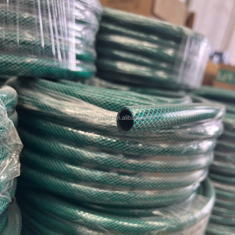 Braided Water Supply Pressured PVC Garden Hose goods PVC garden hoses fitting