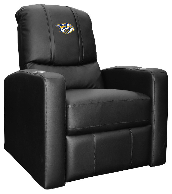 Nashville Predators Man Cave Home Theater Recliner   Contemporary   Recliner Chairs   by DreamSeats LLC  Houzz