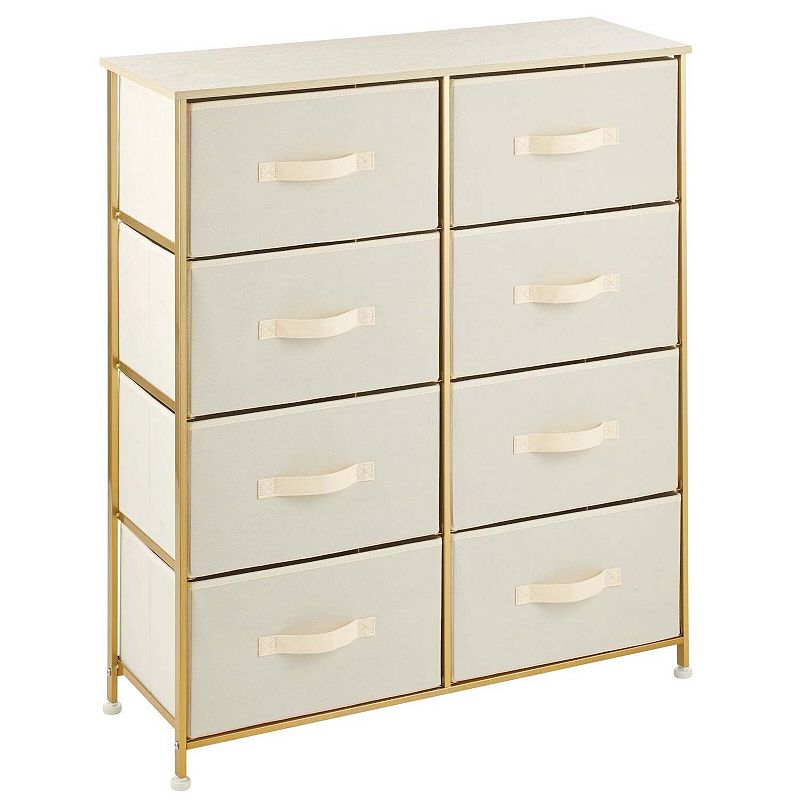 mDesign Vertical Dresser Storage Tower with 8 Drawers