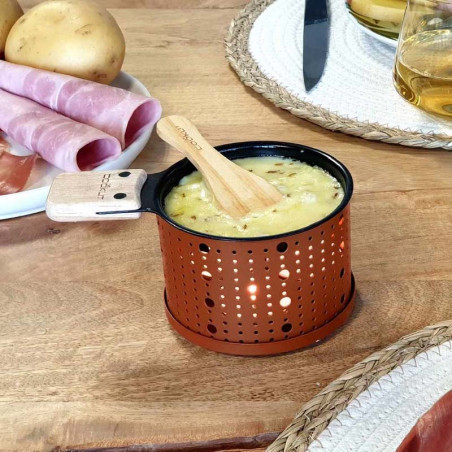 Service raclette à bougie individuel pour 2 personnes Terracotta Cookut - Accessoires - Cuisine - GRIIN