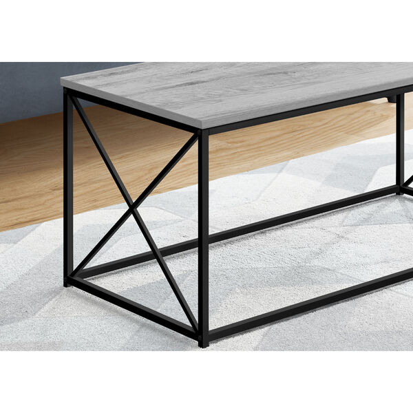 Grey and Black Coffee Table