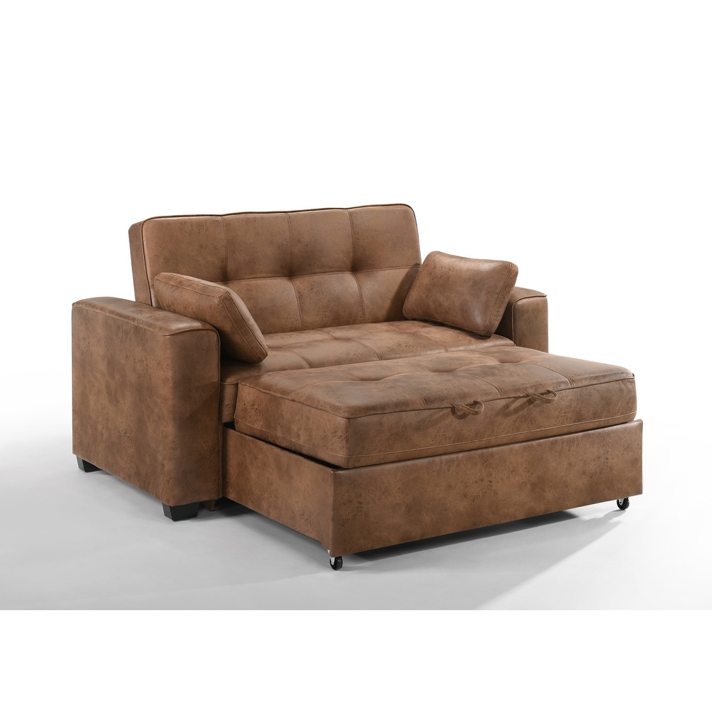 Brooklyn Sofa Sleeper   Cognac