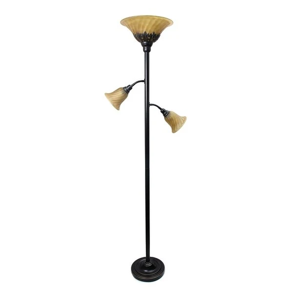 Copper Grove Armlin Bronze Iron 3-light Floor Lamp