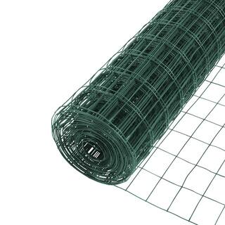 Everbilt 3 ft. x 50 ft. Galvanized Steel Green PVC Coated Welded Wire 308351EB