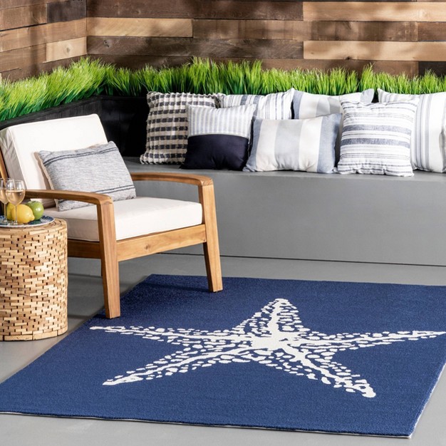 Hand Hooked Marine Indoor outdoor Area Rug Nuloom