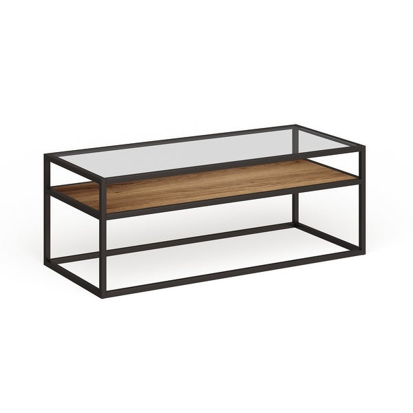 Carbon Loft Pontmercy Bronze/ Oak Coffee Table