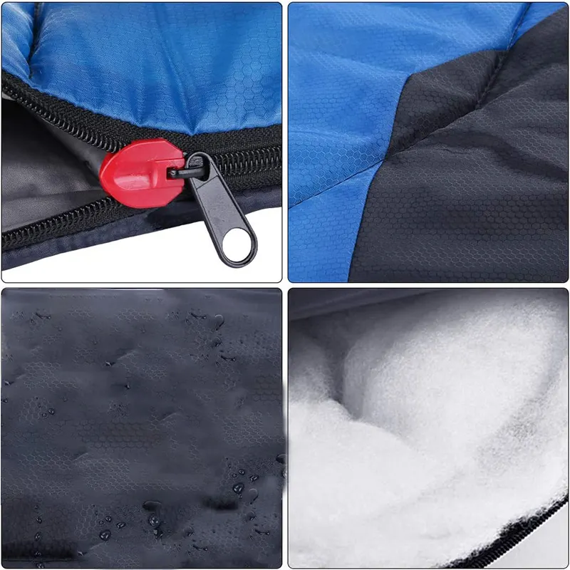 Custom Anti Bite Zip Draw Cord Ultralight Portable Outdoor Envelope Style Camping Sleeping Bag